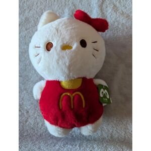 New Hello Kitty Cartoon Fast Food Worker Mcdonald's Plushie‎